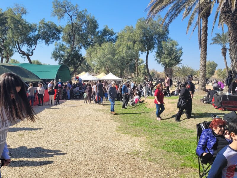 שוק על המים בפארק הבשור