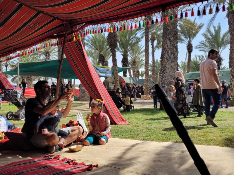 שוק על המים בפארק הבשור